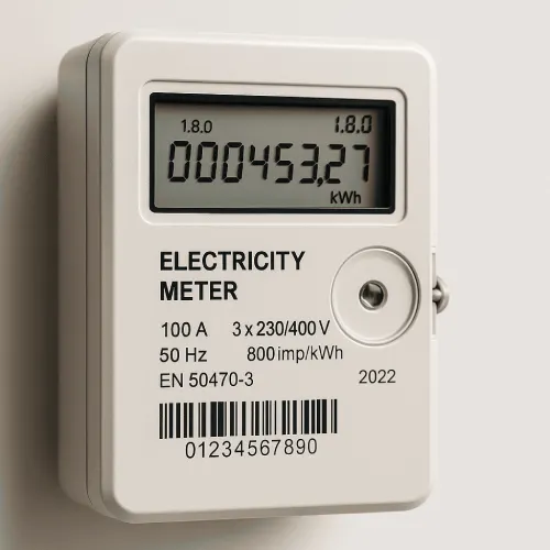 Digitaler Stromzähler zur genauen Messung des Energieverbrauchs.