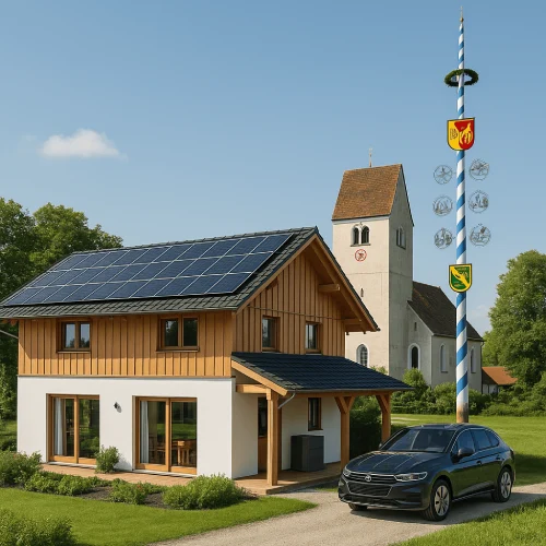 Einfamilienhaus mit Photovoltaikanlage in Baierbrunn